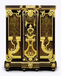 Een Louis XIV ormolu-gemonteerde kleine kast, 1700-10