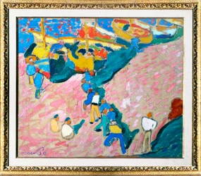 Vissers bij Collioure door André Derain