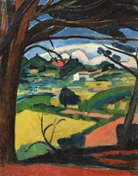Paysage Provençale (olieverf op doek)