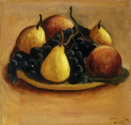 Peren, perziken en druiven; Poires, Peches et Raisins