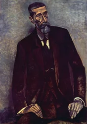 Portret van Francesco Iturrino (1864-1924), kunstenaar