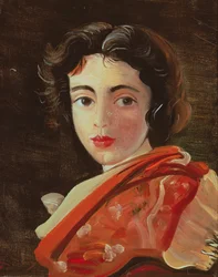 Portret van Mlle. Aunie