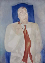 Portret van Paul Poiret (1879-1944) Franse kledingontwerper