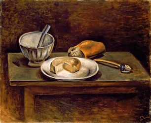 Stilleven, ca. 1925 (olieverf op paneel)