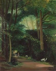 De geiten van Chambourcy, ca.1948-49 (olieverf op doek)