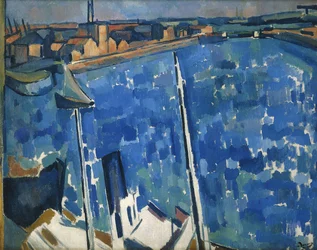 De haven; Le Havre, ca 1906-7 (olieverf op doek)