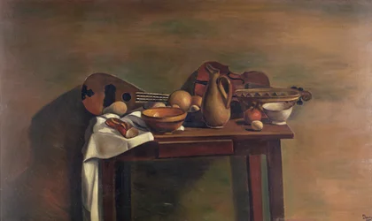 De goedgevulde tafel, ca.1921-22 (olieverf op doek)