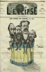 Auguste Vacquerie (1819-1895), Victor Hugo (1802-1885), Charles Hugo (1826-1871), en Paul Meurice (1818-1905), Franse letterkundigen