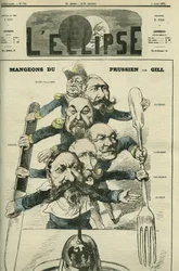 Laten we Pruisisch eten met generaals Le Boeuf (1806-1893), Mac-Mahon (1808-1893), Francois Achille Bazaine (Francois-Achille