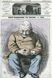 Kleine man leeft nog, cartoon door Adolphe Thiers (1797-1877), Franse staatsman. Omslag in 