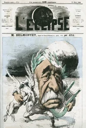 Louis Belmontet (1799-1879), Franse dichter en politicus. Omslag in 