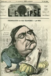 Louis Ulbach alias Ferragus (1822-1889), hoofdredacteur van de krant 