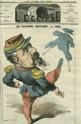 Pierre Philippe Denfert-Rochereau (Denfert Rochereau) (1823-1878), Franse soldaat en politicus. Omslag in 