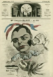 Portret van Celestine Galli-Marie (Galli Marie) (1840-1905), Franse zangeres voor de Opera-Comique