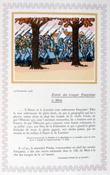 De intocht van Franse troepen in Metz, 19 november 1918, 1919