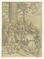 Aanbidding door de koningen