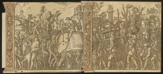 De triomf van Julius Caesar [nr. 5 en 6 plus 2 kolommen]