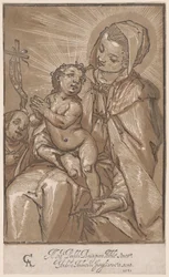 De Maagd en het Kind met Johannes de Doper