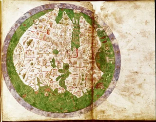 Wereldkaart van de zeeman en cartograaf Andrea Bianco (15e eeuw)
