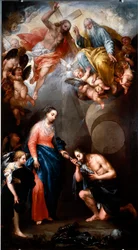 De Maagd verschijnt aan Sint Hiëronymus Emilian