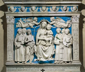 Madonna en Kind met Heiligen