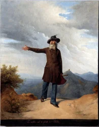 Het afscheid van de ballingschap. Met Giuseppe Mazzini gedwongen tot ballingschap in Zwitserland in 1831