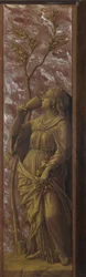 Een vrouw die drinkt, ca. 1500