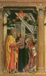 Detail van het San Zeno-altaarstuk, 1456-60