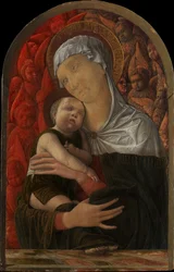 Madonna en Kind met serafijnen en cherubijnen, ca. 1454