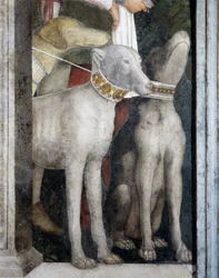 Molossische honden (detail)