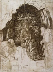 De Aanbidding der Wijzen: De Maagd in de Grot, c.1475-80
