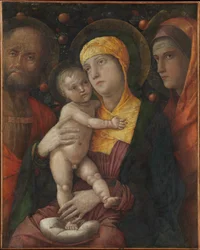 De Heilige Familie met de heilige Maria Magdalena