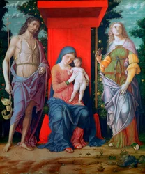 De Maagd en het Kind met Heiligen, ca. 1490-1505
