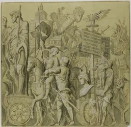 Triomfen van Julius Caesar: Canvas nr. II