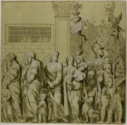 Triomfen van Julius Caesar: Canvas nr. VII