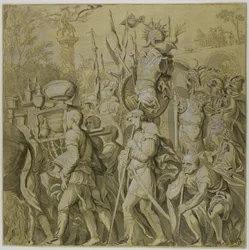 Triomfen van Julius Caesar: Canvas nr. VI