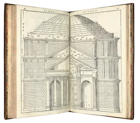 Twee uitzichten van het Pantheon, 1570