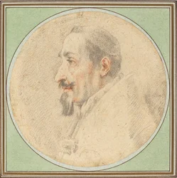 Tekening van paus Alexander VII