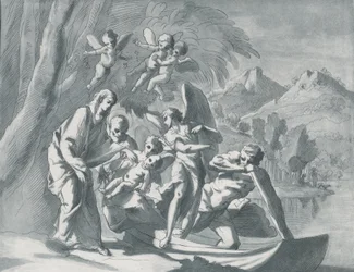 De rust tijdens de vlucht naar Egypte