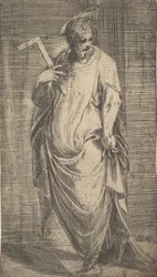 Sint Jacobus Minor uit Christus en de apostelen, ca. 1548-50