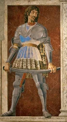 Pipo Spano, condottiere (schilderij op doek)