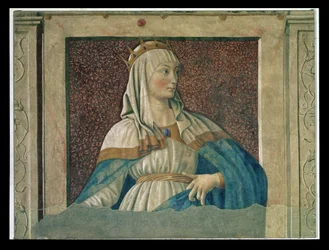 Koningin Esther, uit de Villa Carducci-serie van beroemde mannen en vrouwen, ca. 1450