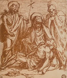 Dode Christus in de armen van de Maagd (Pieta)