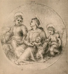 Heilige Familie met de jonge St. Johannes