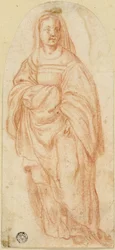 Staande vrouw