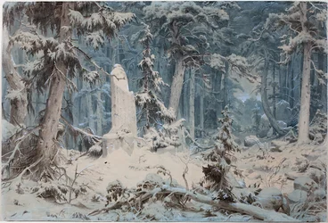 Sneeuwbos, 1835