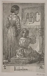 Achterkant van titelblad voor "ABC"