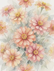 Bloeiende zinnia’s in roze tinten