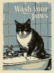 Was je pootjes, kat