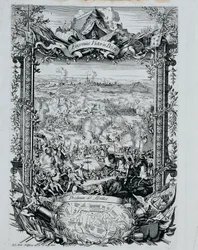 De overwinning van prins Eugen Frans van Savoye in België